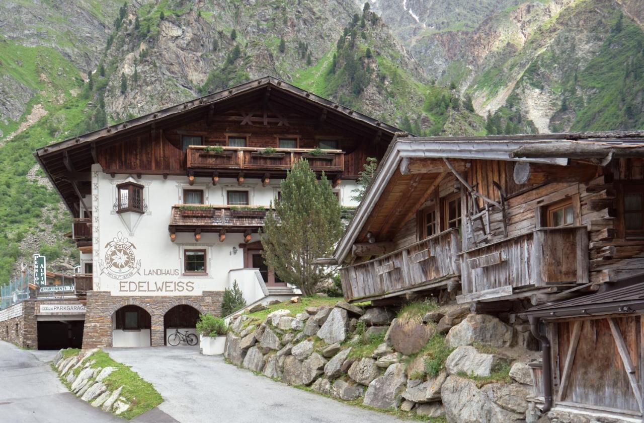 Landhaus Edelweiss St. Leonhard im Pitztal Exterior foto