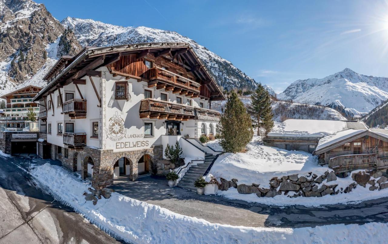 Landhaus Edelweiss St. Leonhard im Pitztal Exterior foto