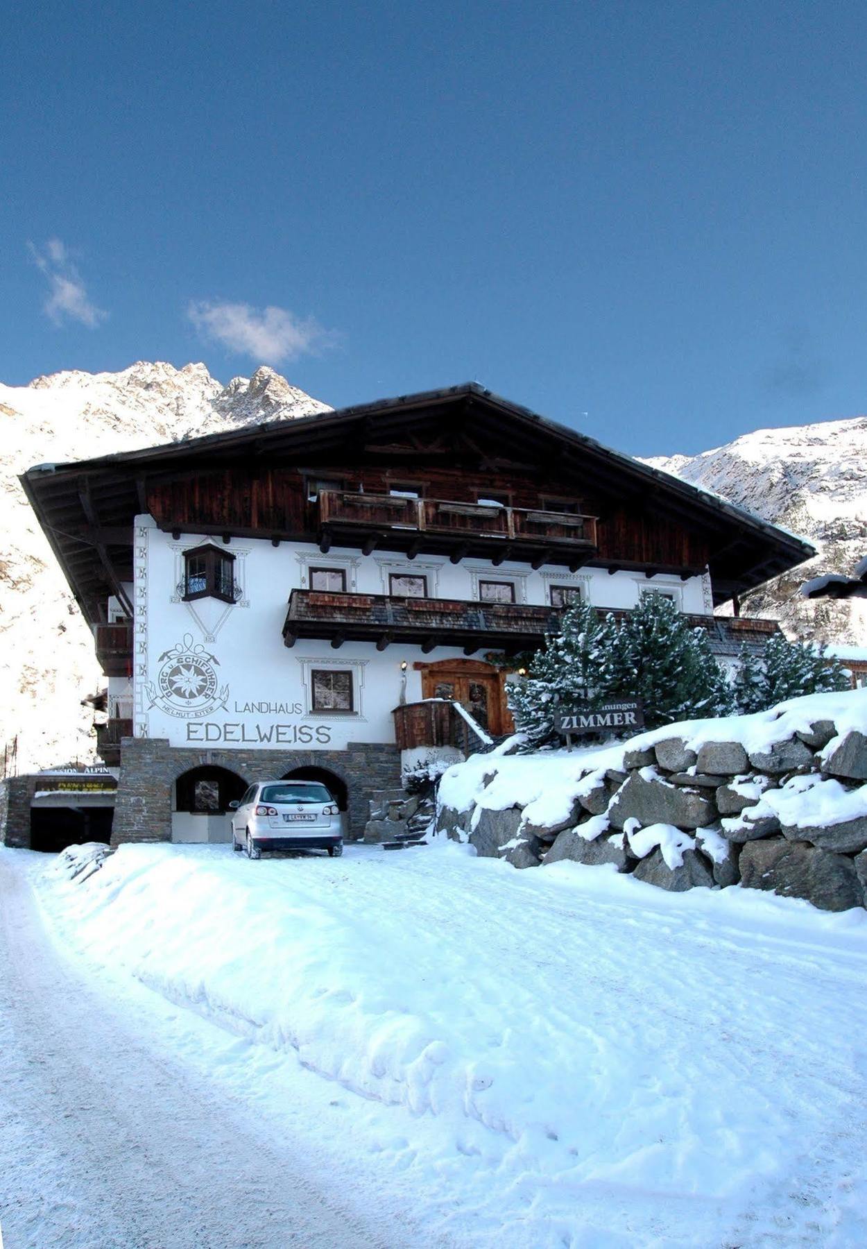 Landhaus Edelweiss St. Leonhard im Pitztal Exterior foto